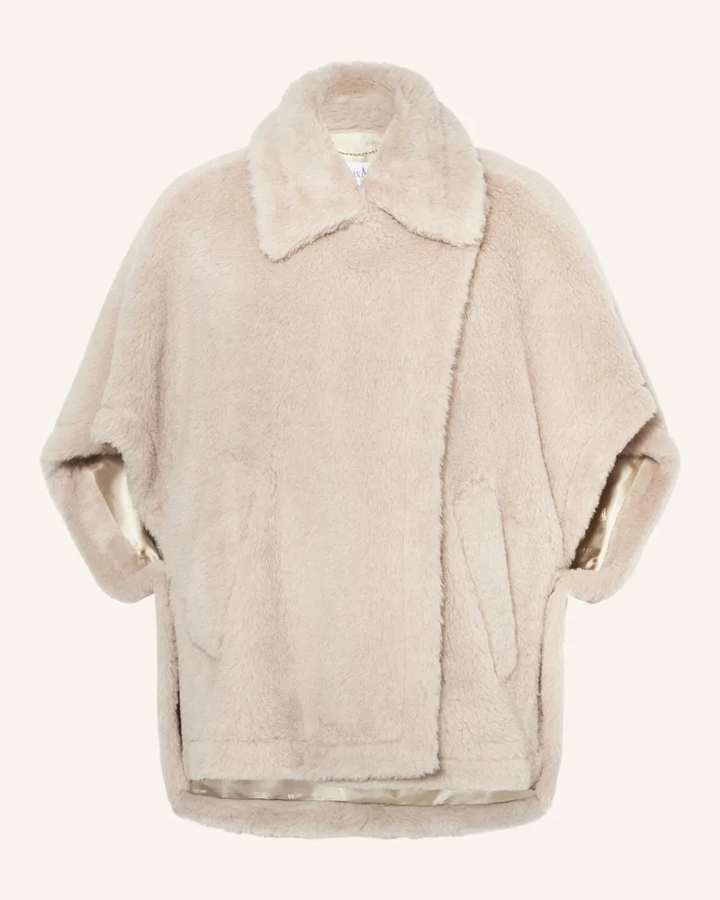 Max Mara Cape TEBE1 mit Alpaka Hellbraun