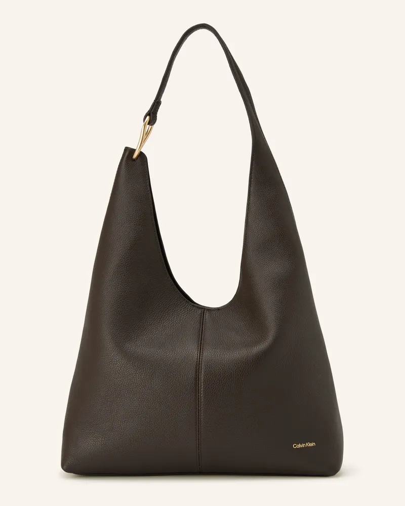 Calvin Klein Schultertasche braun Dunkelbraun