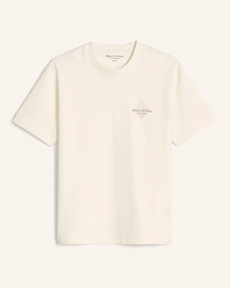 Marc O'Polo T-Shirt weiss Ecru