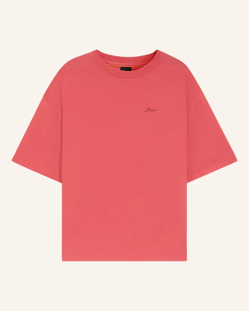 HUGO BOSS T-Shirt C_EBOYFRIEND_5 Oversize Fit Hellrot