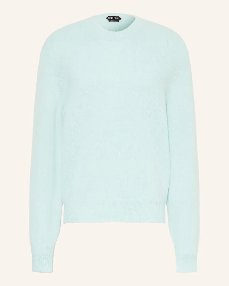 Tom Ford Alpaka-Pullover blau Mint