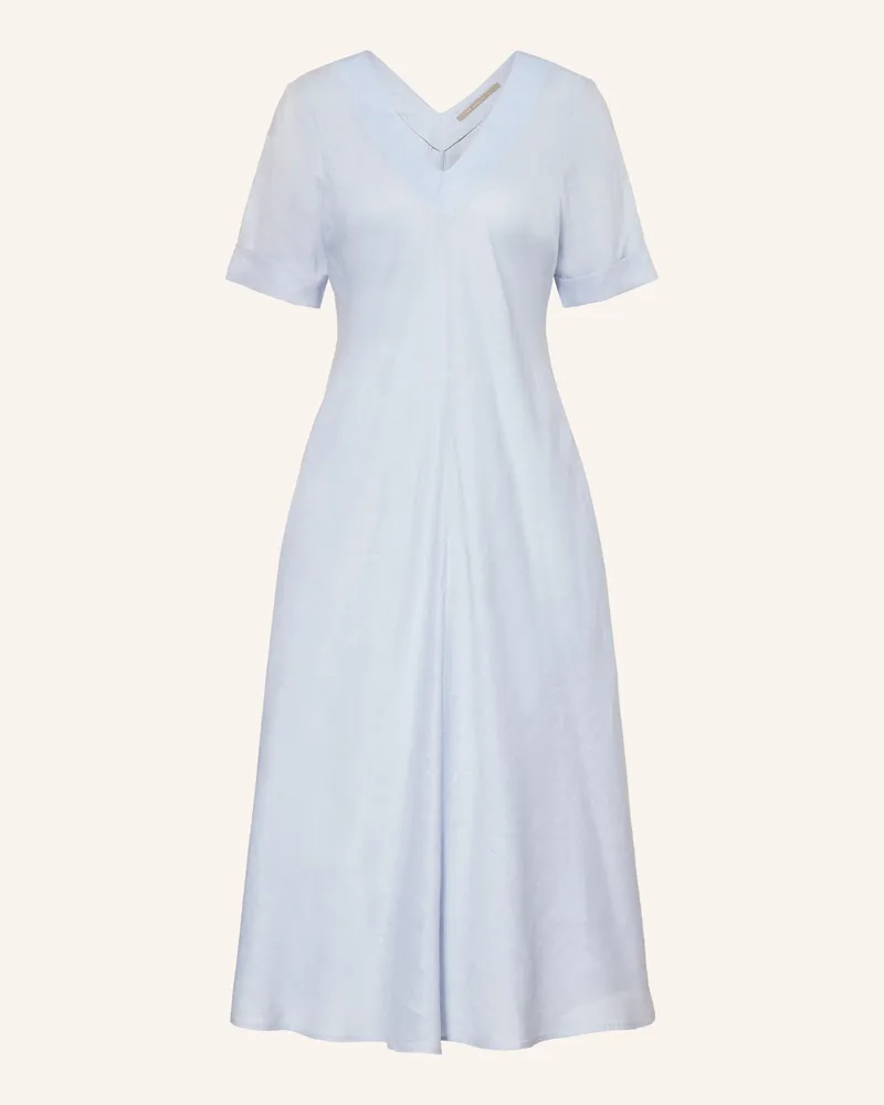 (THE MERCER) N.Y. Leinenkleid Hellblau