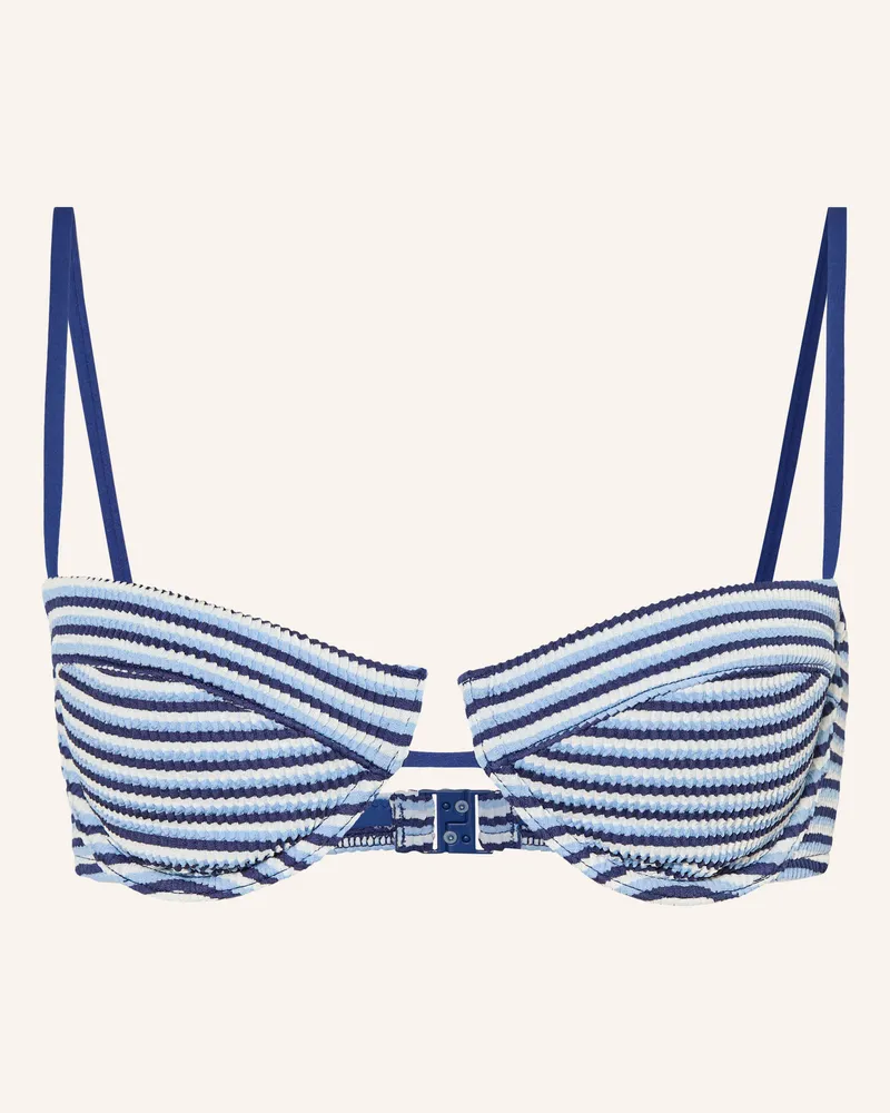 Seafolly Australia Bügel-Bikini-Top Horizons blau Blau