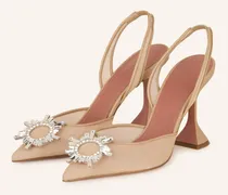 Slingpumps BEGUM mit Schmucksteinen
