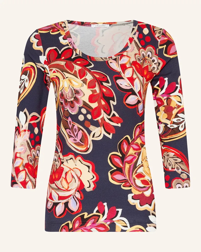 Efixelle Shirt mit 3/4-Arm Rot