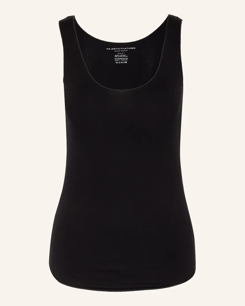 Majestic Top schwarz Schwarz