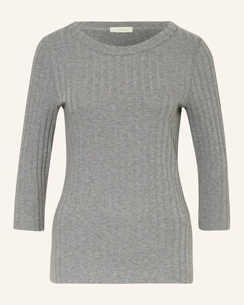 lilienfels Shirt mit 3/4-Arm Grau