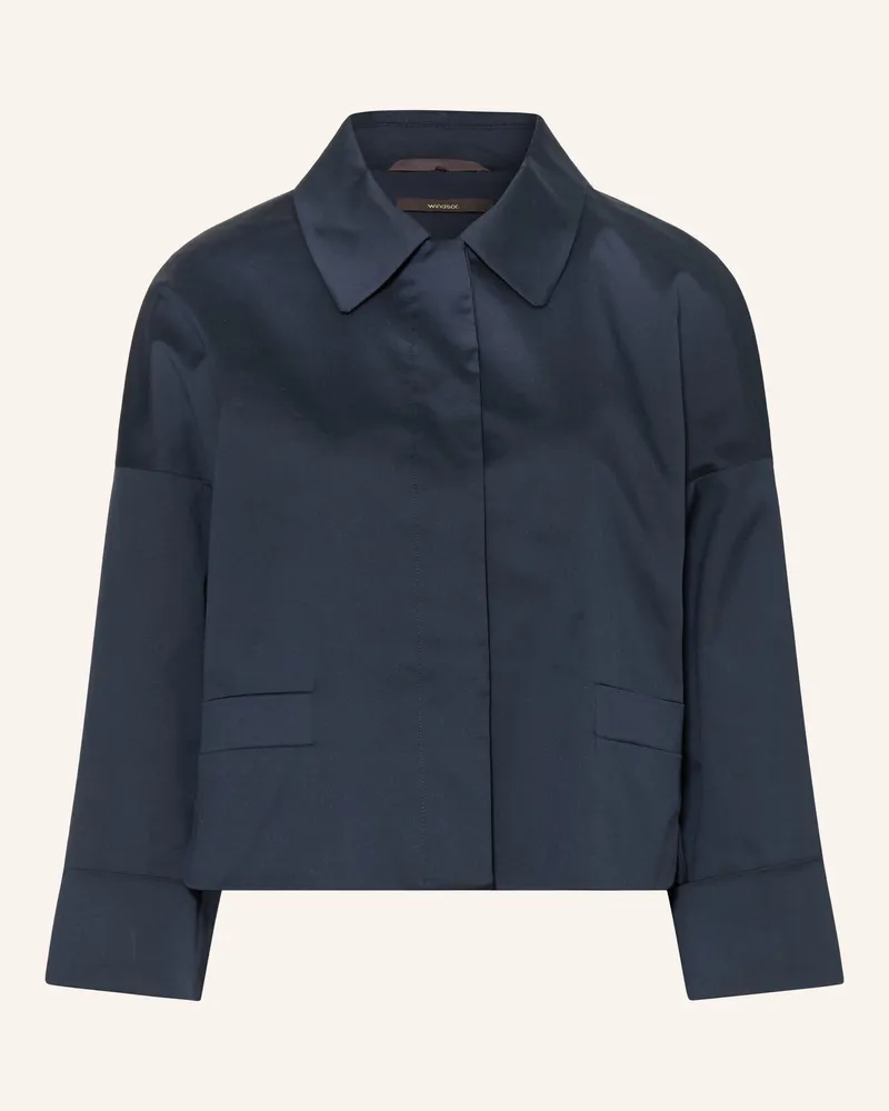 windsor. Kastenjacke blau Dunkelblau