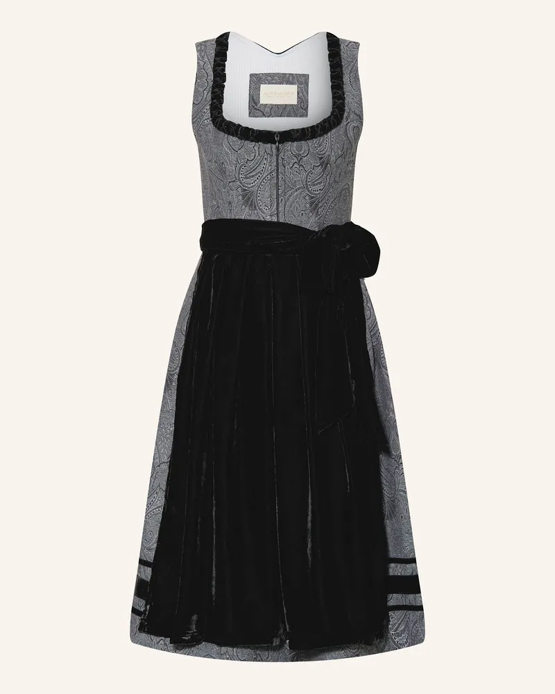 AlpenHERZ Dirndl Carina grau Grau