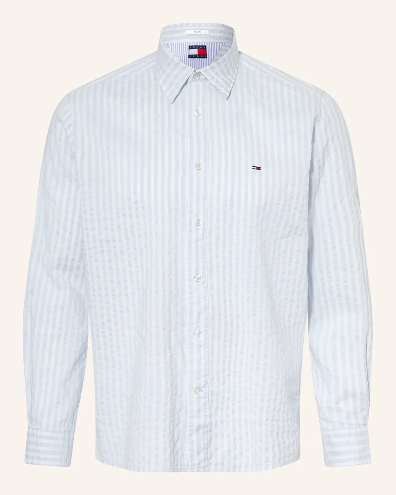 Tommy Hilfiger Hemd Comfort Fit blau Hellblau