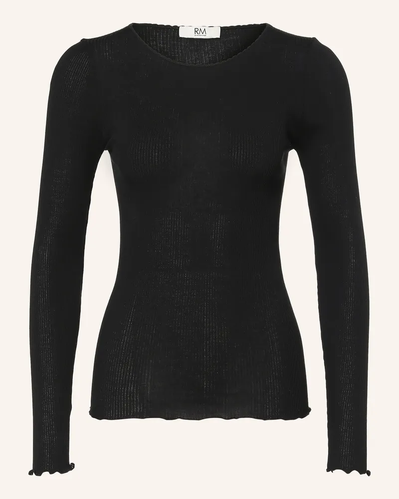 Rosemunde Longsleeve schwarz Schwarz