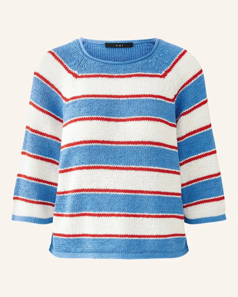 Oui  Pullover blau Hellblau