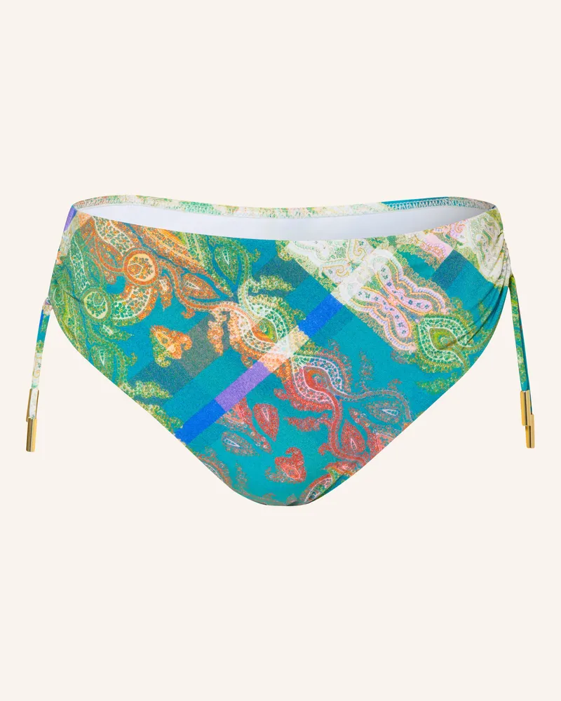 Maryan Mehlhorn Basic-Bikini-Hose Jacquard blau Blau