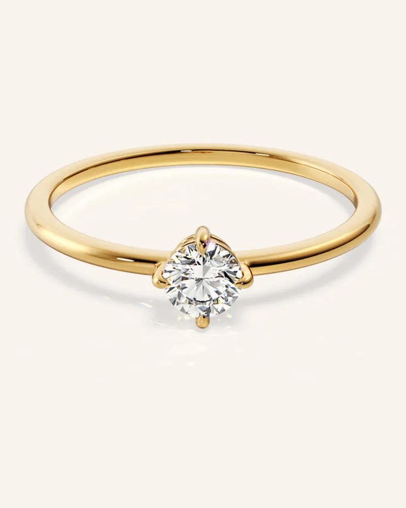 VEYNOU Verlobungsring Elian Aus 18 Karat Gelbgold Und Lab-Grown Diamant gold Gold