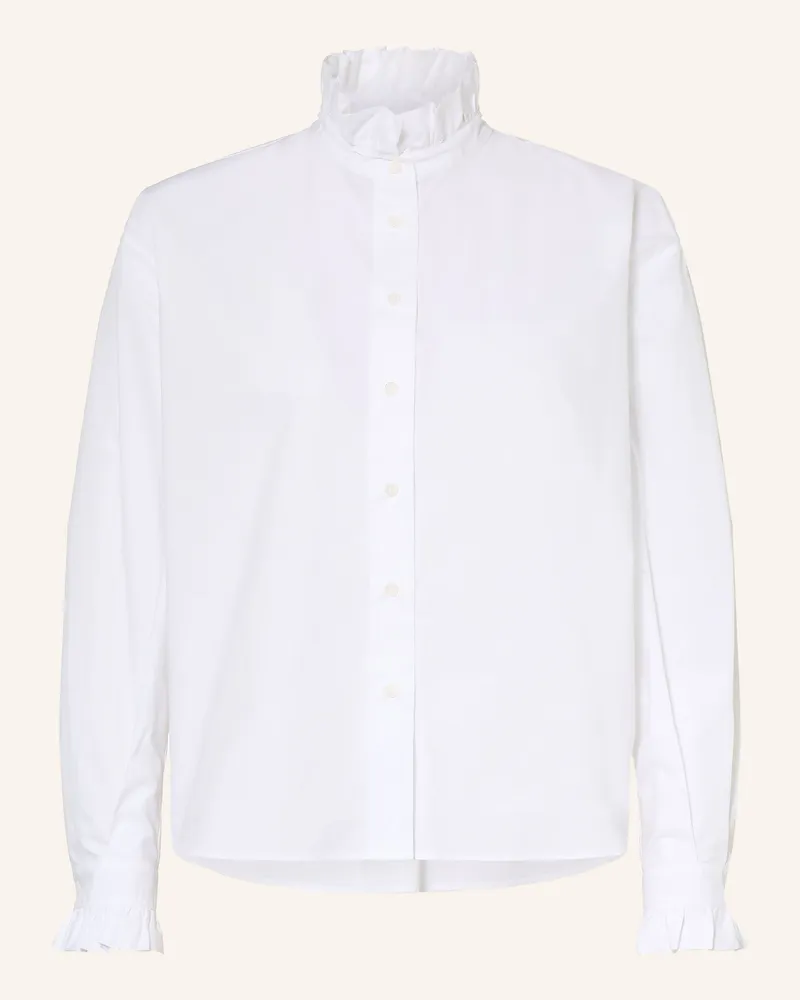 Robert Friedman Bluse Mit Rüschen weiss Weiss