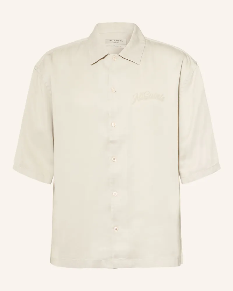 AllSaints Kurzarm-Hemd Circe gruen Mint