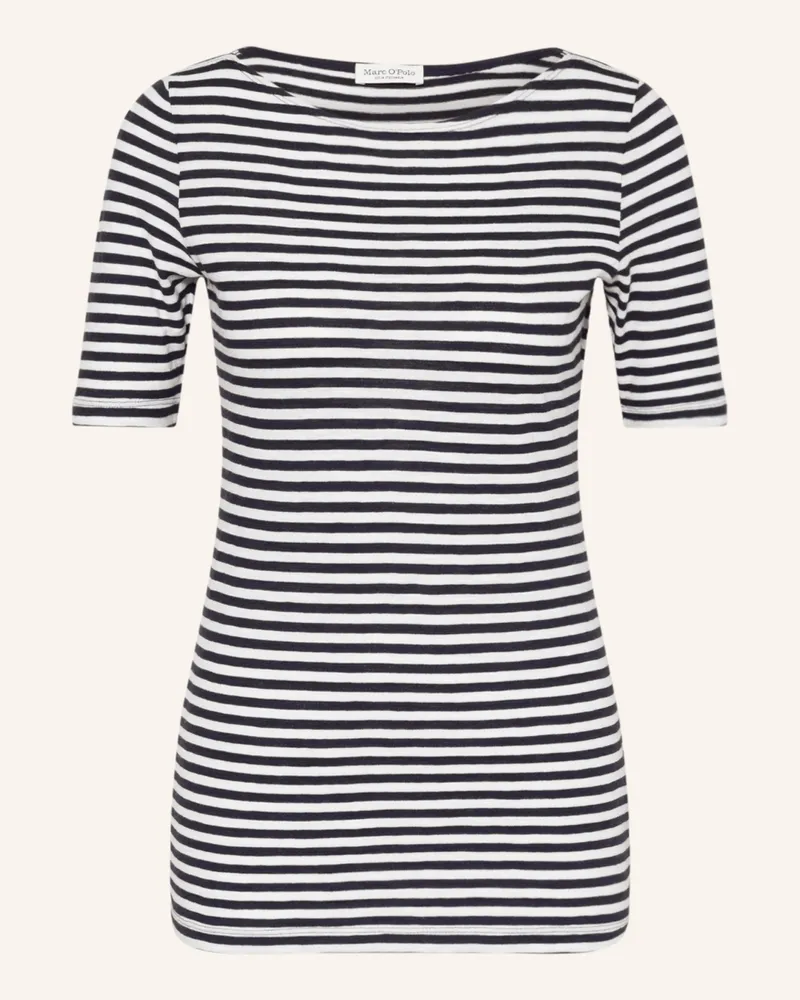Marc O'Polo T-Shirt blau Weiss