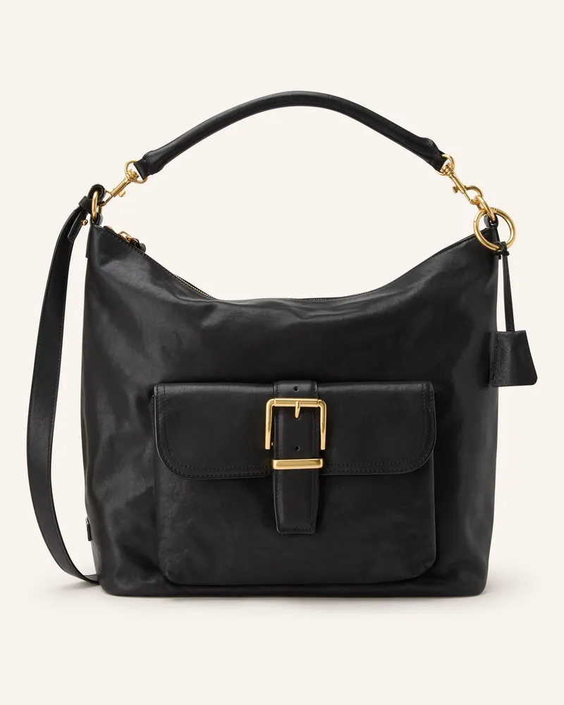 Marc O'Polo Beuteltasche Medium schwarz Schwarz