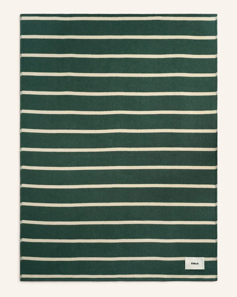 TEKLA Plaid gruen Grün