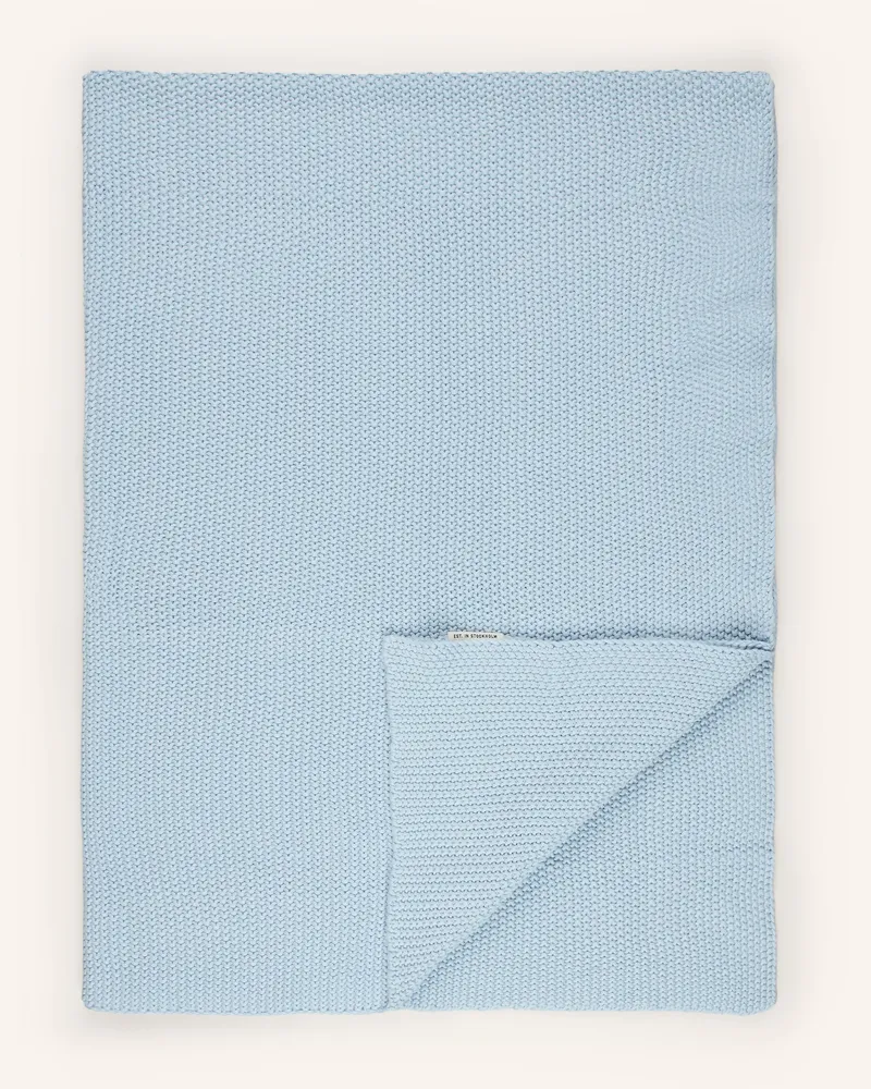 Marc O'Polo Plaid Nordic Knit blau Hellblau