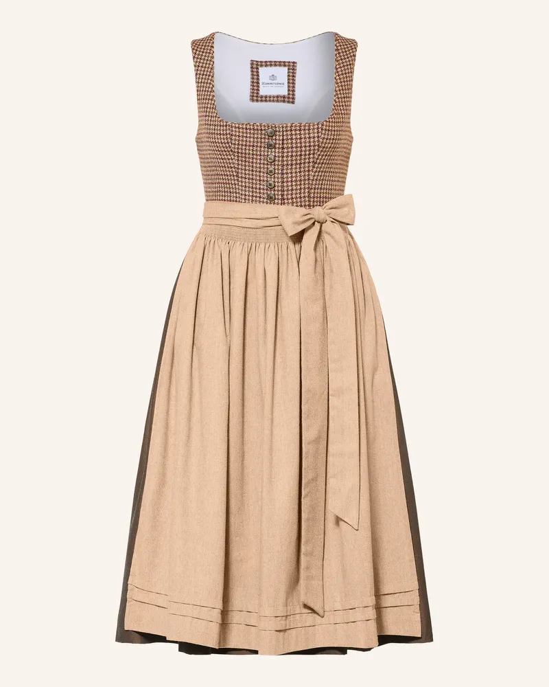 Hammerschmid Dirndl Pillersee beige Dunkelbraun