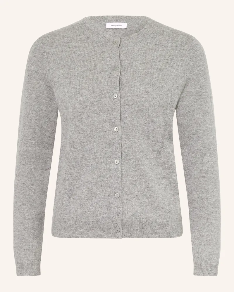 Darling Harbour Strickjacke Aus Cashmere grau Grey