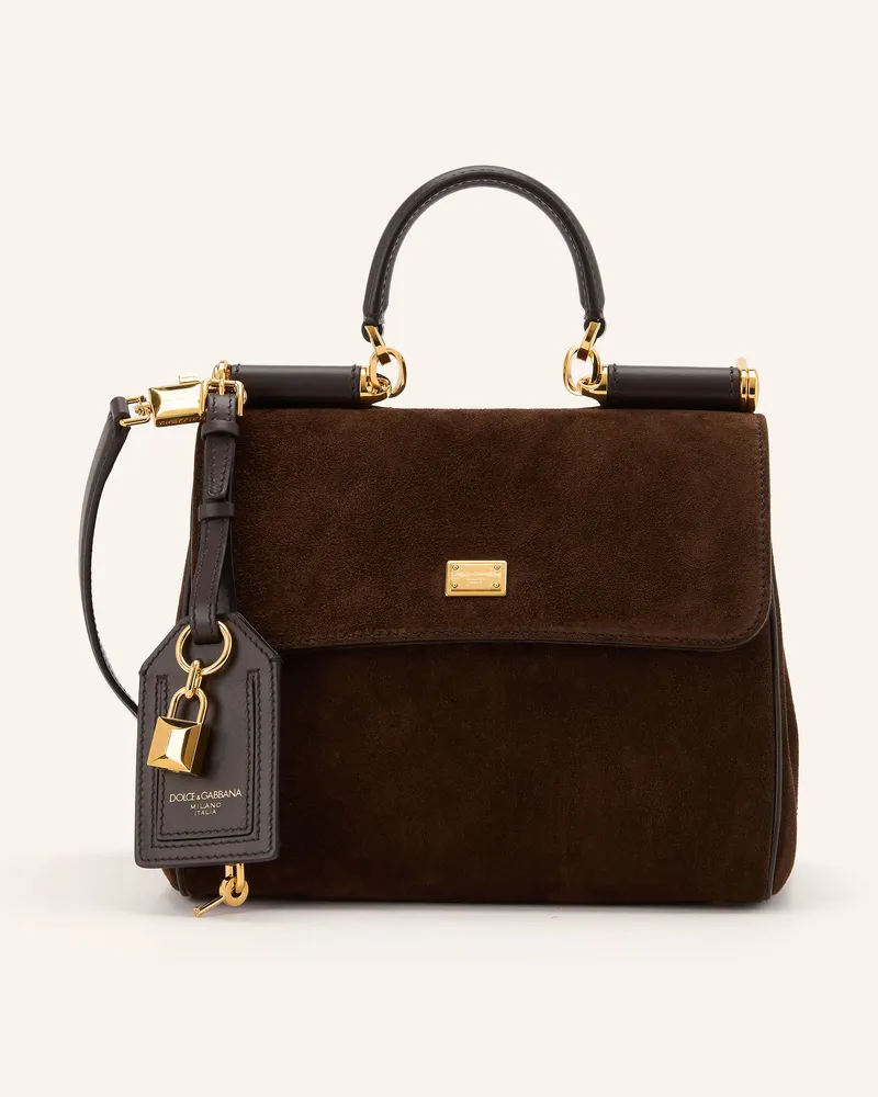 Dolce & Gabbana Handtasche My Sicily Small braun Dunkelbraun
