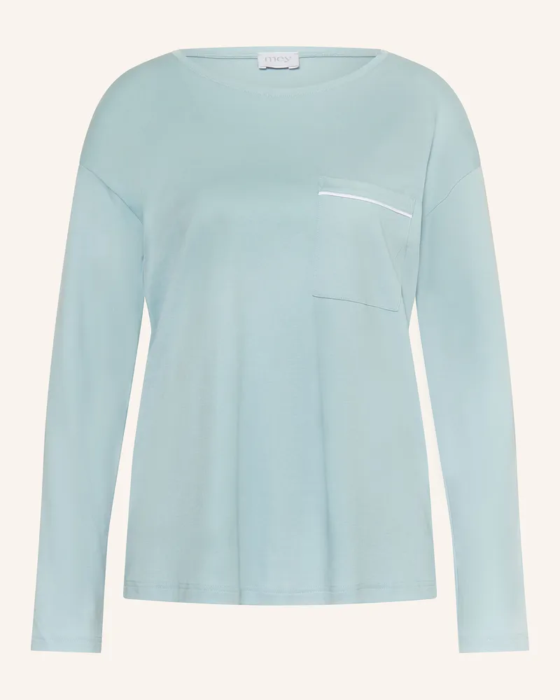Mey Schlafshirt Serie CLASSY NIGHTS Türkis
