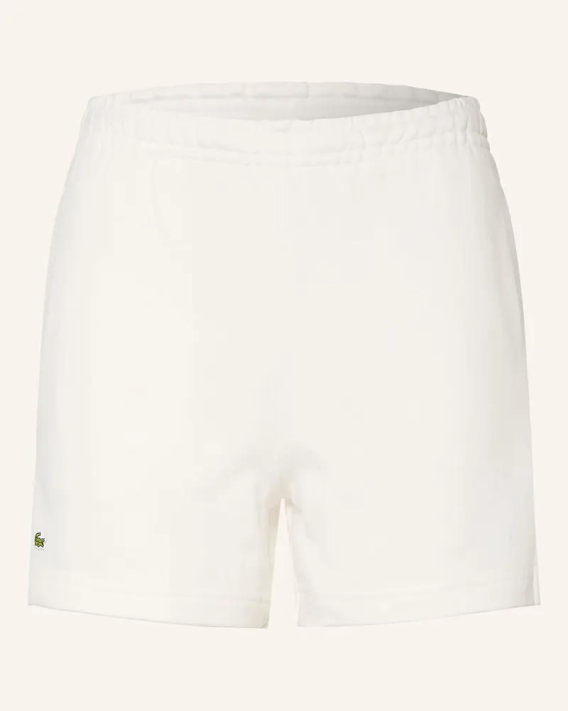 Lacoste Sweatshorts weiss Creme