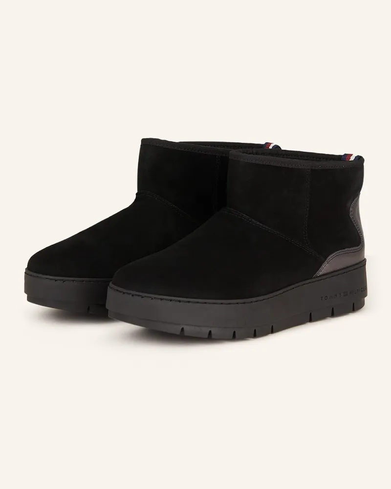 Tommy Hilfiger Plateau-Boots - SCHWARZ Schwarz