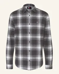 Tommy Hilfiger Flanellhemd Regular Fit Grau