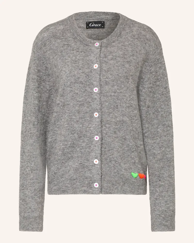 Grace Strickjacke grau Grau