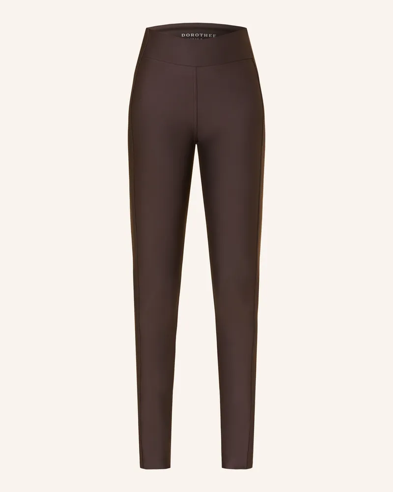 Dorothee Schumacher Leggings SHARP CUT Braun