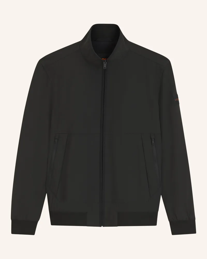 HUGO BOSS Casual Jacke Olik Regular Fit schwarz 