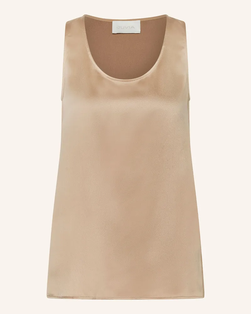 Juvia Satintop Finnja beige Hellbraun