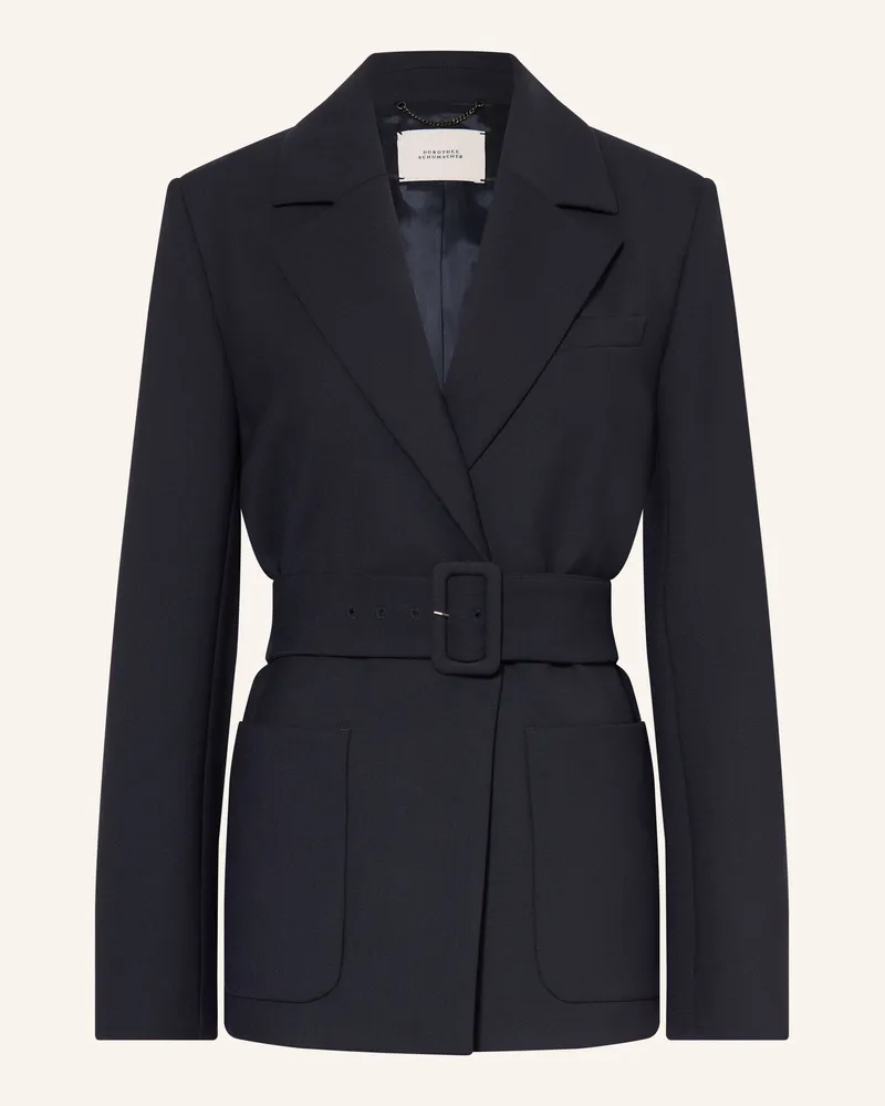 Dorothee Schumacher Jacke Refreshing Ambition blau Dunkelblau