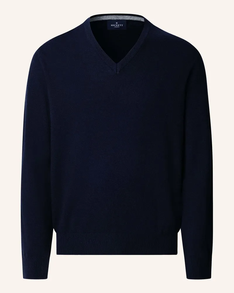 Hackett Pullover MERINO CASH MIX V Blau