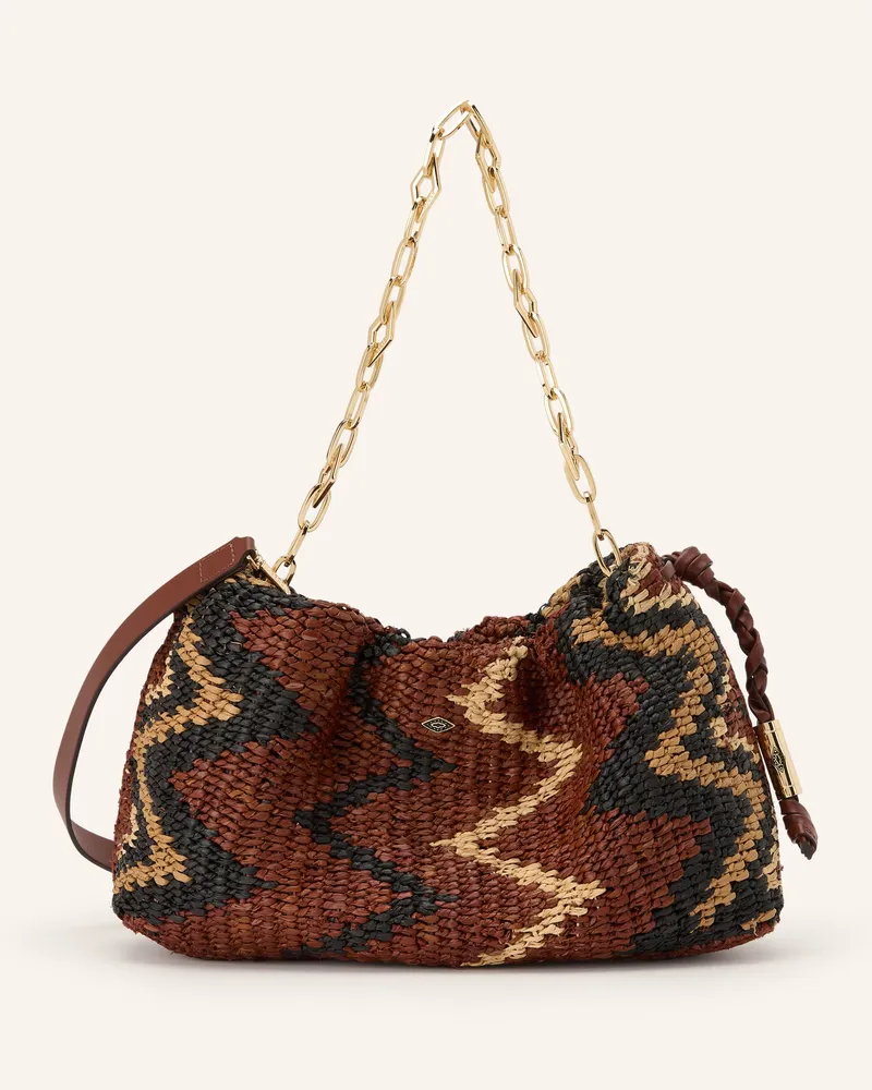 ba&sh Umhängetasche Tribal June schwarz Braun