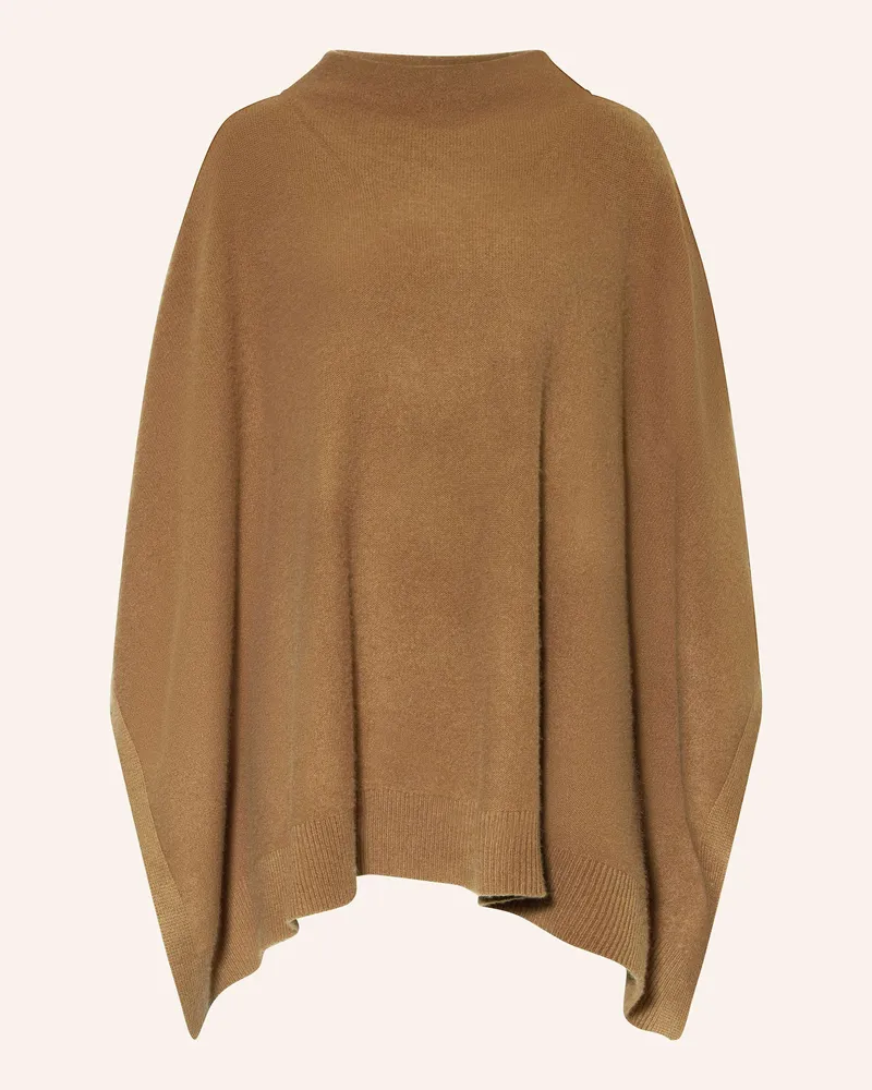 Vince Cashmere-Poncho Braun