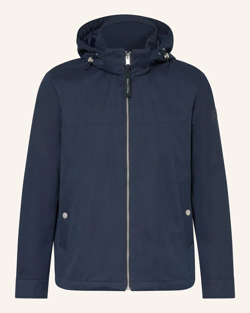 Marc O'Polo Blouson mit abnehmbarer Kapuze Dunkelblau