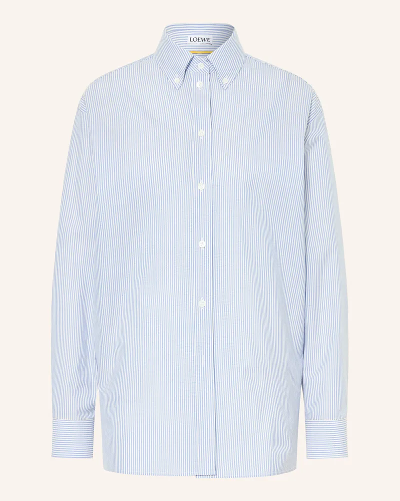 Loewe Hemdbluse blau Hellblau