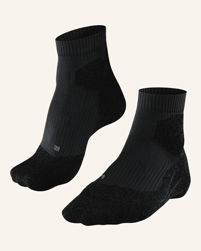 Falke Laufsocken Ru Trail schwarz Schwarz