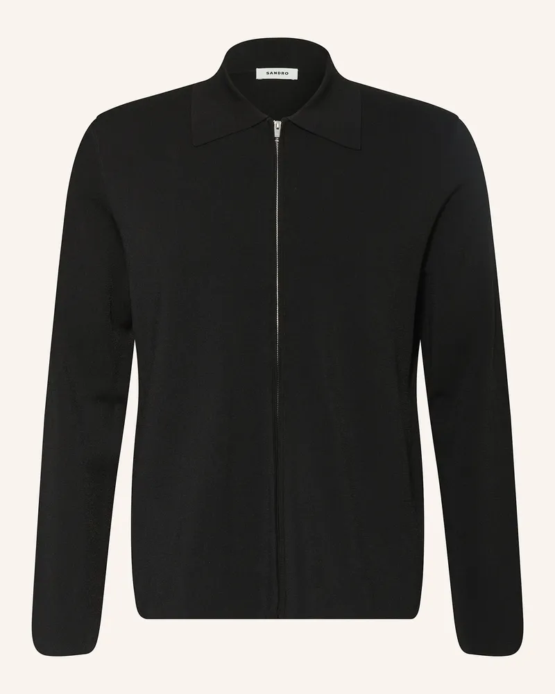 Sandro Strickjacke Schwarz