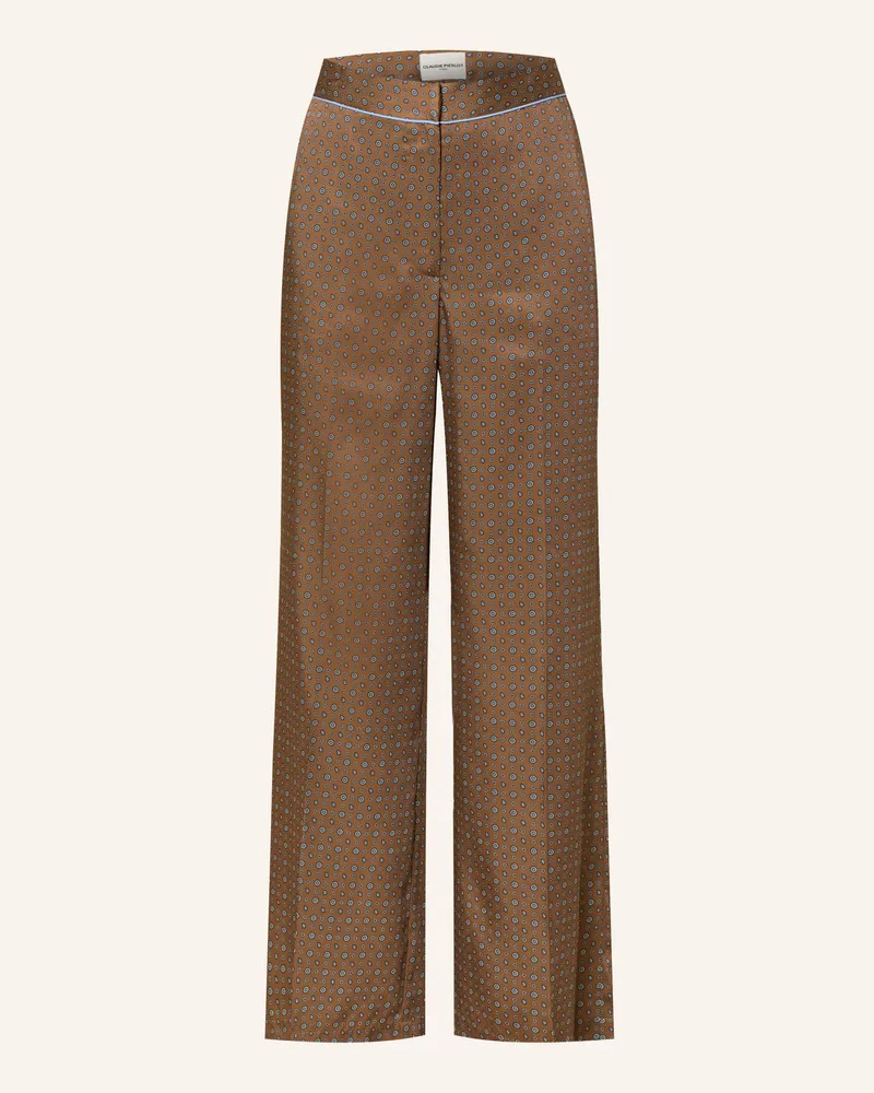Claudie Pierlot Marlenehose Aus Satin braun Braun