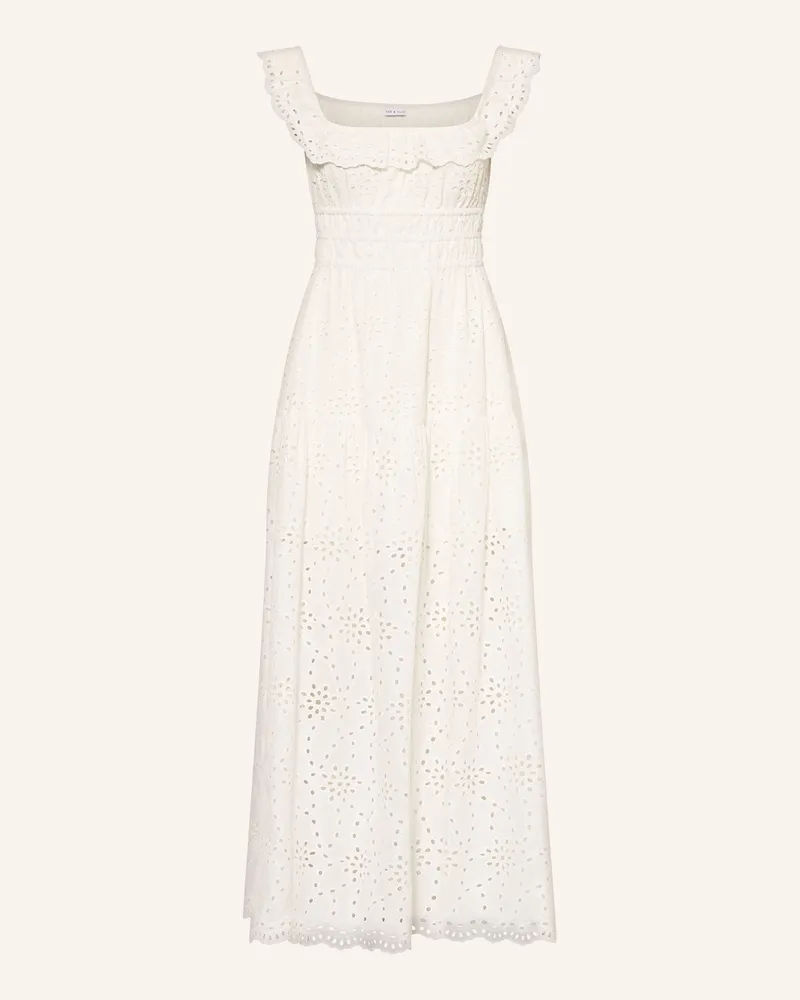 Mrs & HUGS Kleid Aus Lochspitze weiss Weiss