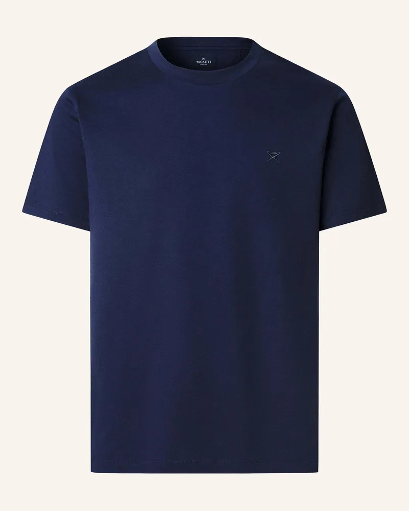 Hackett T-Shirt Ss Logo Tee blau Blau