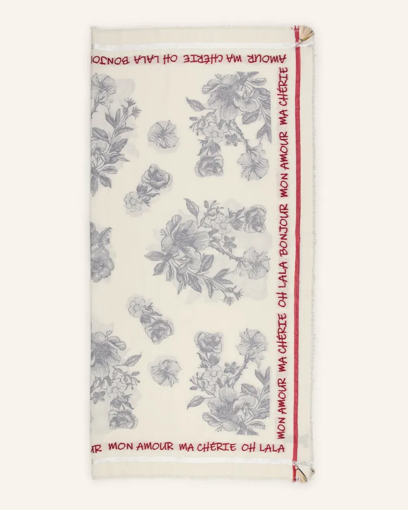 Codello Tuch Mit Glitzergarn weiss Weiss