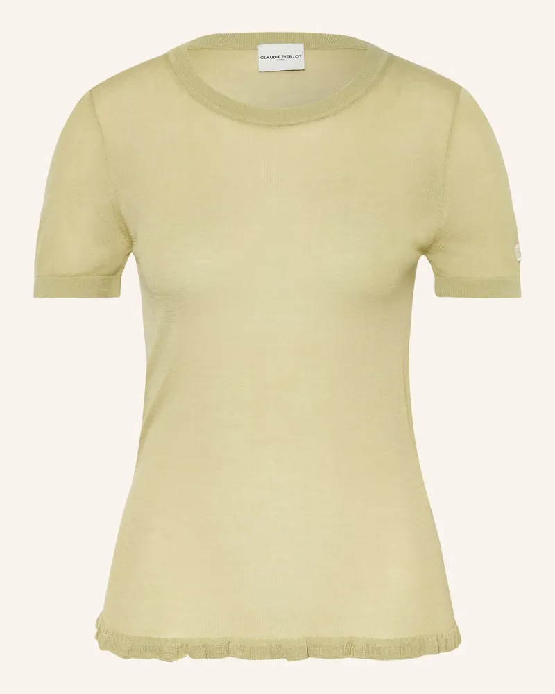 Claudie Pierlot Strickshirt gruen Hellgrün