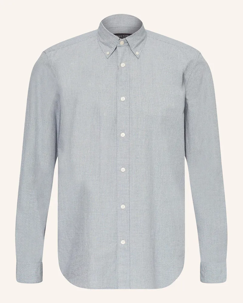 Marc O'Polo Hemd Regular Fit Blaugrau