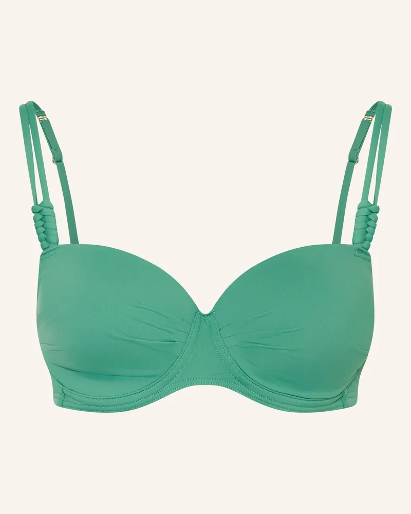 Cyell Bügel-Bikini-Top Green Oasis gruen Grün